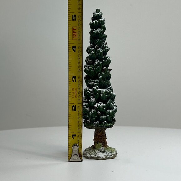 Dept 56 Village Snowy Evergreen Trees - Skinny Tree - Loose Figurine - 1995 - Picture 2 of 4